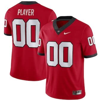 georgia bulldogs nike pick-a-player nil replica football jersey - red|Georgia NIL Pick.